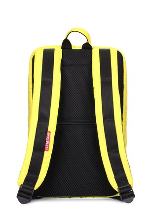 The backpack for carry-on luggage POOLPARTY Hub hub-yellow 40 x 25 x 20 cm Ryanair / Wizz Air yellow5 photo