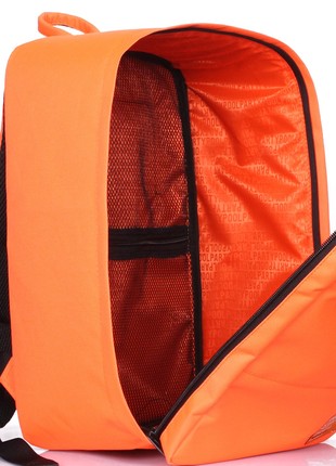 The backpack for carry-on luggage POOLPARTY Hub hub-orange 40 x 25 x 20 cm Ryanair / Wizz Air orange4 photo