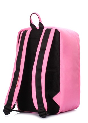 The backpack for carry-on luggage POOLPARTY Hub hub-rose 40 x 25 x 20 cm Ryanair / Wizz Air pink3 photo