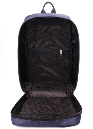 The backpack for carry-on luggage POOLPARTY Hub hub-darkblue 40 x 25 x 20 cm Ryanair / Wizz Air darkblue5 photo