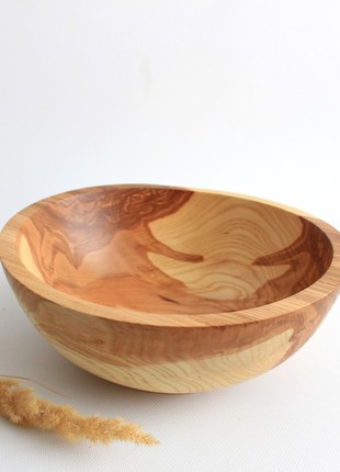 wooden fruit bowl, salad dinnerware handmade, bread serving plate1 photo