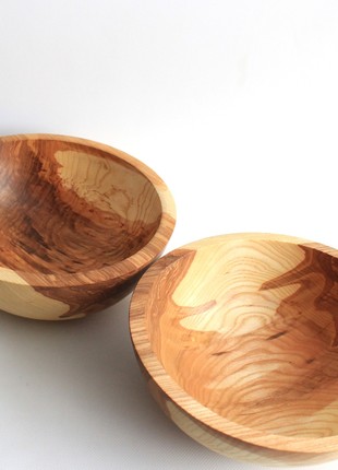 wooden fruit bowl, salad dinnerware handmade, bread serving plate6 photo