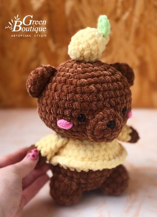 Plush toy bear lemon2 photo