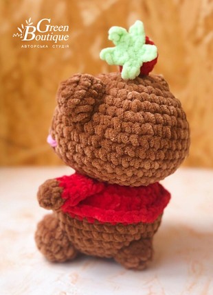 Plush toy bear strawberry2 photo