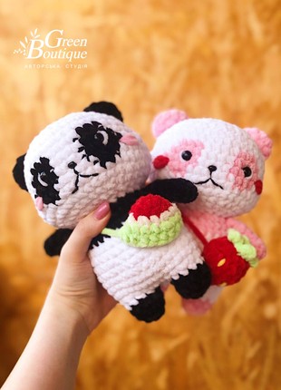 Plush toy Panda/Strawberry Panda