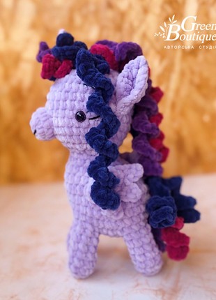 Plush toy Purple Unicorn4 photo