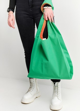 Large shopper for shopping "Rick", beach bag, eco bag, handmade1 photo
