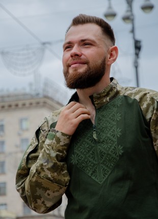VyshivUbacs- embroidered combat tactical shirts.
