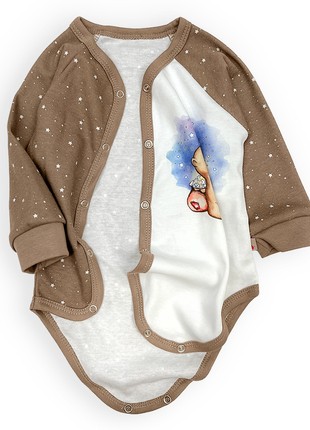 Children's set bodysuit and pants with bear print Tunes4 photo