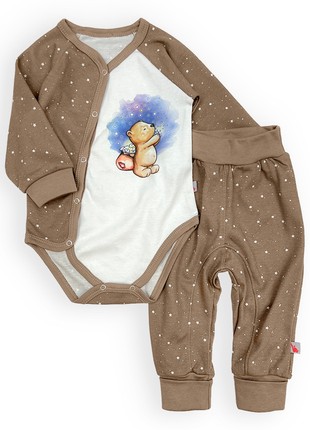 Children's set bodysuit and pants with bear print Tunes1 photo