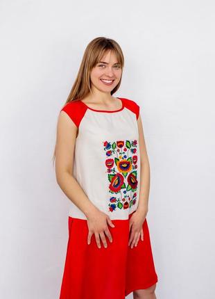 Linen summer dress "Bolekhivs'ka kvitka "4 photo