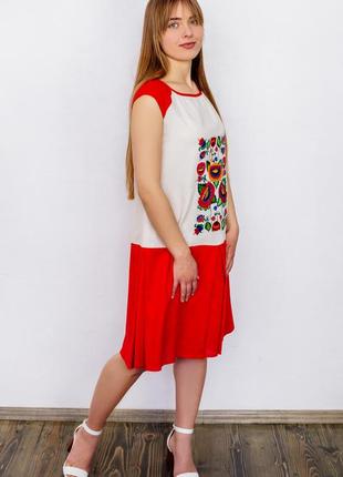Linen summer dress "Bolekhivs'ka kvitka "5 photo