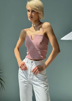 Top Aliot powder summer top with thin straps1 photo