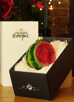 The Christmas tree toy "Kherson watermelon"1 photo