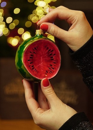 The Christmas tree toy "Kherson watermelon"3 photo