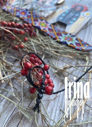 Stars beaded choker Ukraine hutsul pattern Seeed bead necklace4 photo