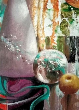 Oil painting Magical still life Anatoly Borisovich Tarabanov nTar1995 photo