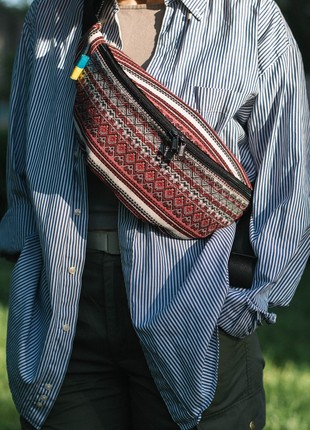 Women's belt bag-banana "Chichka mala" ethnic style.