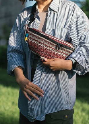 Women's belt bag-banana "Chichka mala" ethnic style.6 photo