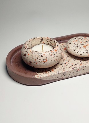 Candle holder and stand