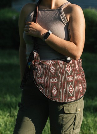 Women's bag "lalechka G" handmade in ethnic style.