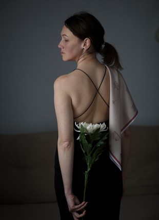 Head kerchief "My Rivnenschyna", scarf for women, gift for her6 photo