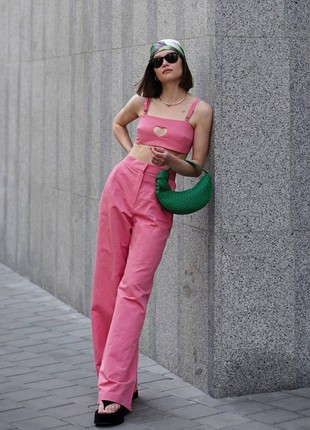 Trousers “Marlen” grapefruit1 photo
