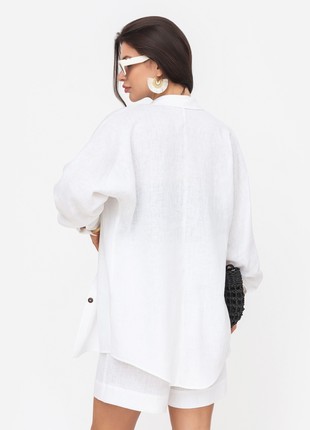Linen shirt and shorts set4 photo