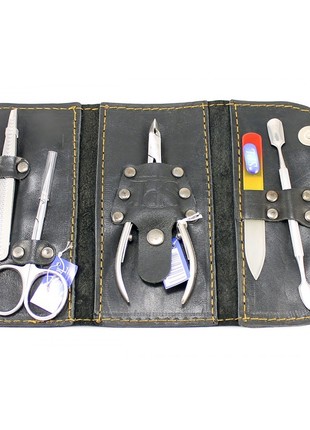 Manicure set "Brown leather" 77503AK3 photo