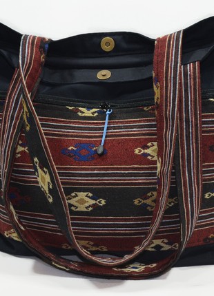 Women's shopping bag "Vazhnytsia E" handmade.2 photo