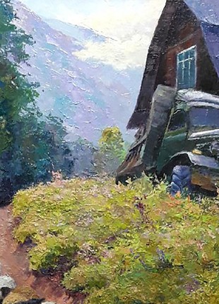 Oil painting Mountain pass Serdyuk Boris Petrovich nSerb8753 photo