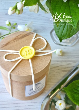Natural soy candle Neroli & Jasmine (size L)6 photo