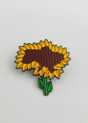 Pin/ Ukrainian symbols Blooming Ukraine (1pc)