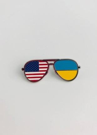 Pin/ Ukrainian symbols Ray Biden (1pc)