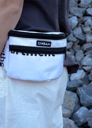 Upcycled waist bag made of banner ♻️2 photo