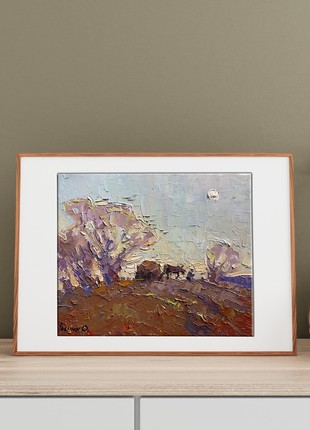 Oil painting Morning road Kalenyuk Alex nKalen10273 photo