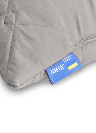 PILLOW FOR SLEEPING AND RESTING CUBE TM IDEIA 40X140 CM ST. GRAY3 photo