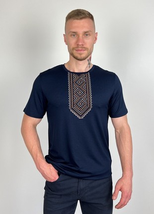 men's t-shirt with "Podilska" embroidery1 photo