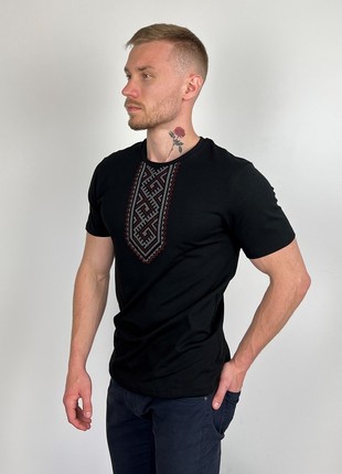 men's t-shirt with "Podilska" embroidery4 photo