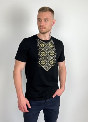 men's t-shirt with "Polish star" embroidery1 photo