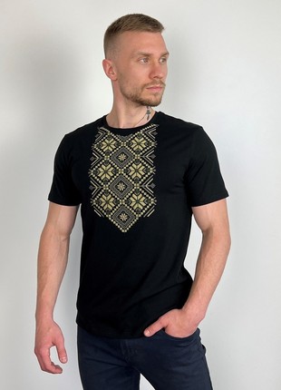 men's t-shirt with "Polish star" embroidery3 photo