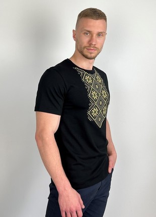 men's t-shirt with "Polish star" embroidery2 photo