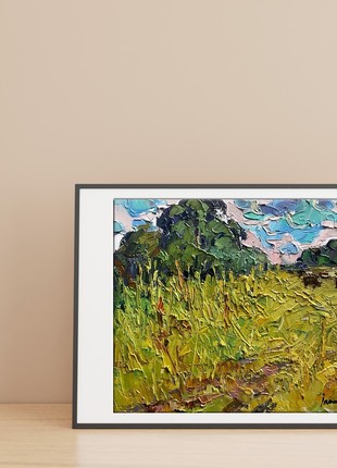 Oil painting Summer meadows Kalenyuk Alex nKalen10282 photo
