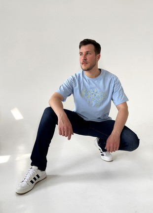 Men's t-shirt with embroidery "Ukraine"