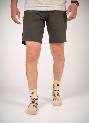 Men's shorts khaki Clirik Custom Wear
