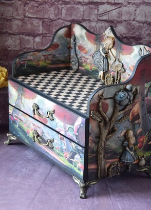 Alice in Wonderland whimsical furniture