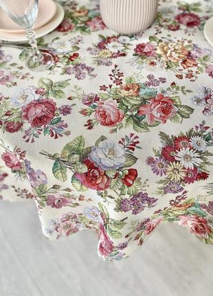 Tapestry tablecloth for round table limaso ø180 cm, round5 photo