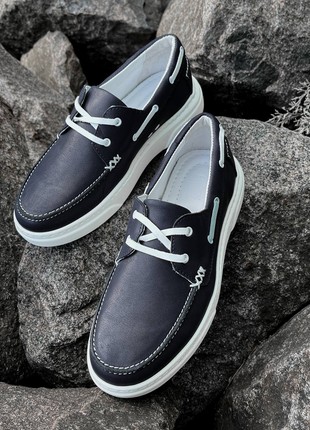 Yachtsman leather topsiders for men