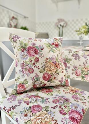 Decorative tapestry pillowcase 45*45 cm. two-sided4 photo
