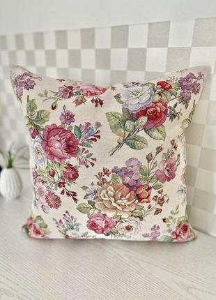 Decorative tapestry pillowcase 45*45 cm. two-sided2 photo